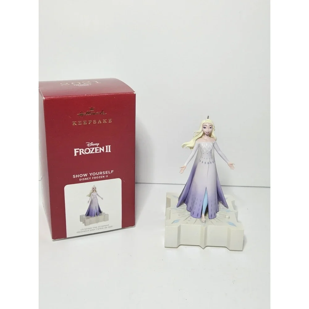 Hallmark 2021 Elsa Frozen 2 Show Yourself Musical Keepsake Ornament NIB